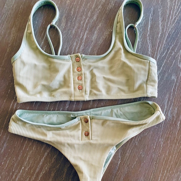 Frankie's Bikinis Other - Frankie’s green / sea foam set RARE COLOR